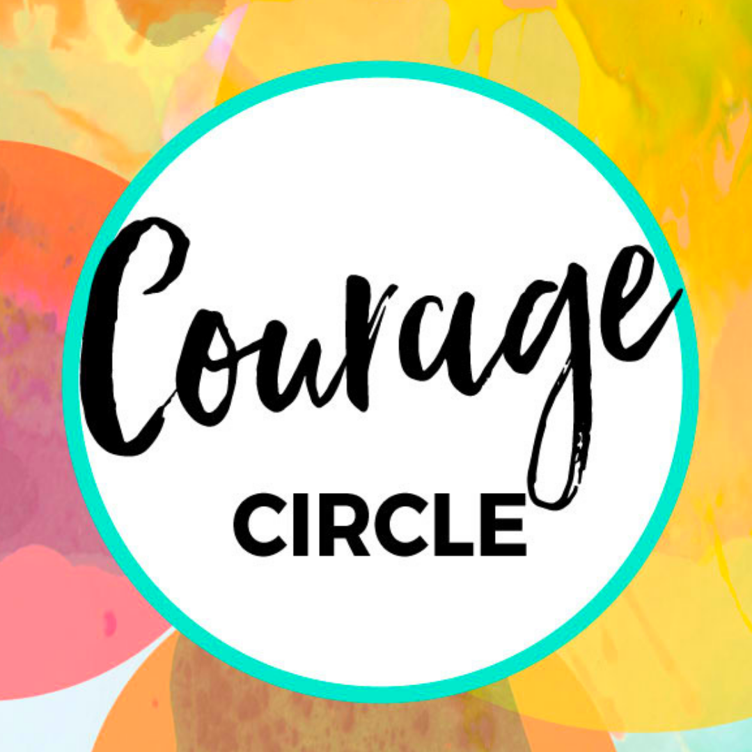 Courage Circle Watercolor
